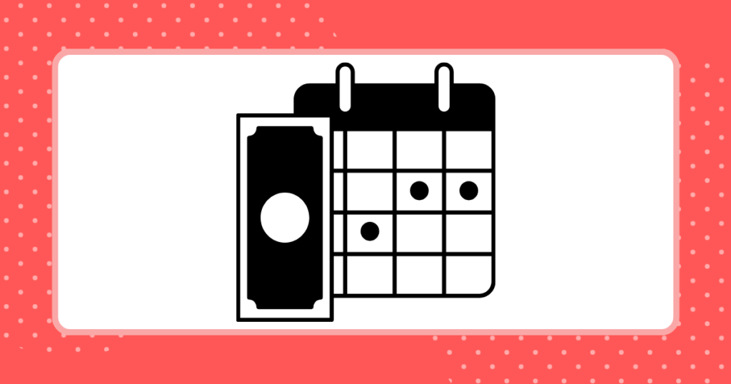 カレンダーのイメージイラスト
