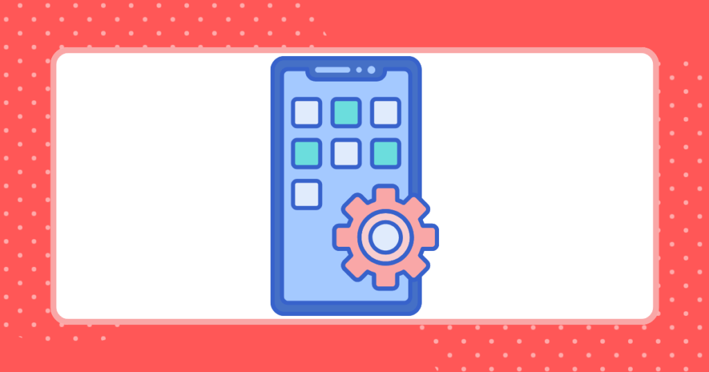 スマホ設定のイメージイラスト