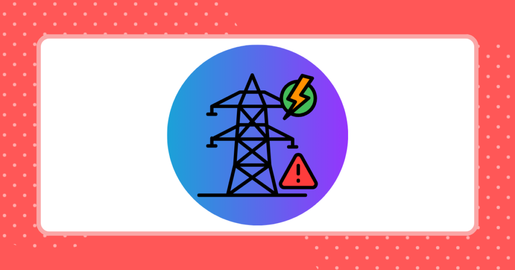電波塔の障害のイメージイラスト

