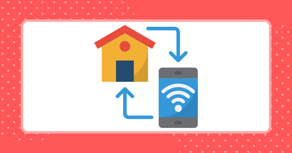 スマホと家のイメージイラスト