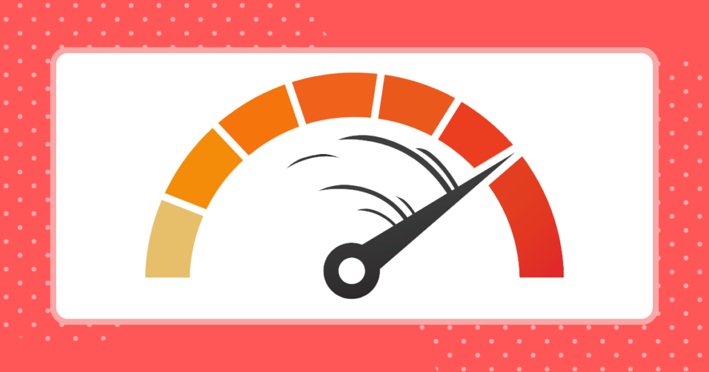 スピードメーターのイメージイラスト