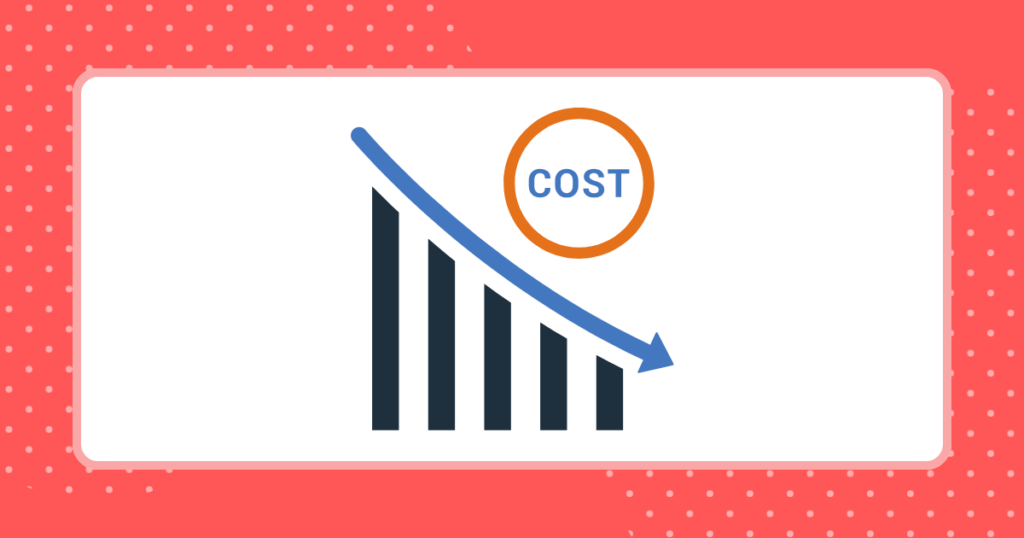 コストダウンのイメージイラスト